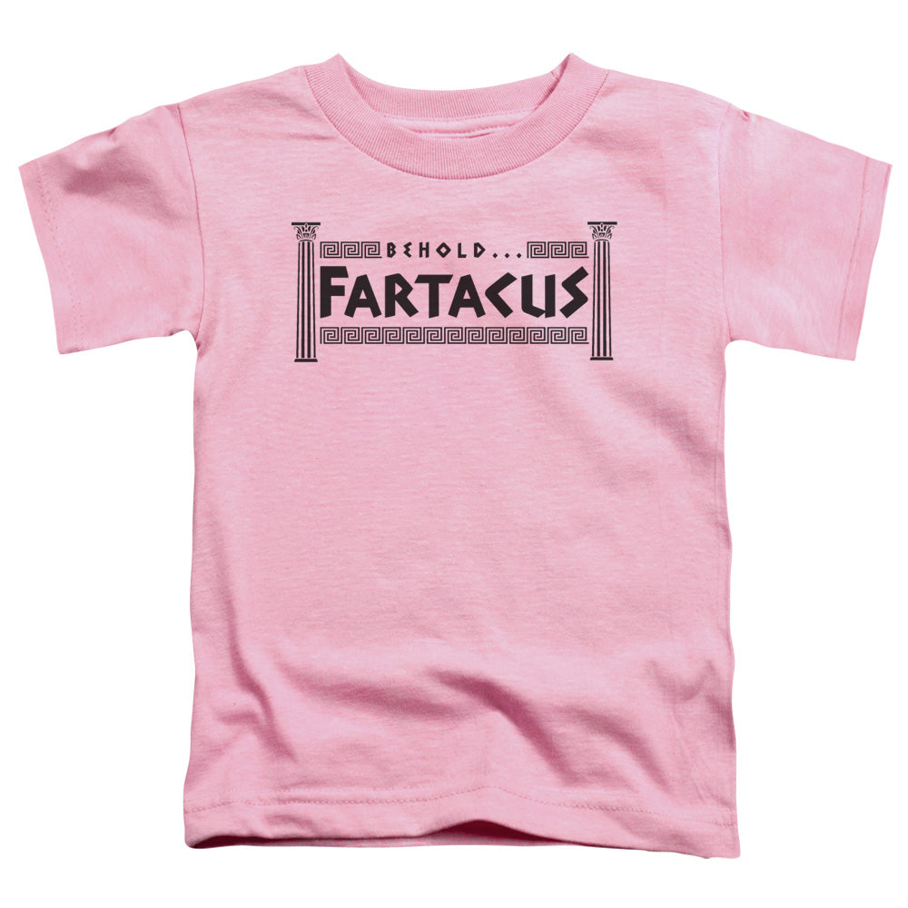 Fartacus - Short Sleeve Toddler Tee - Pink T-shirt