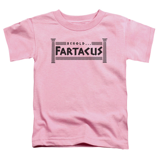 Fartacus - Short Sleeve Toddler Tee - Pink T-shirt