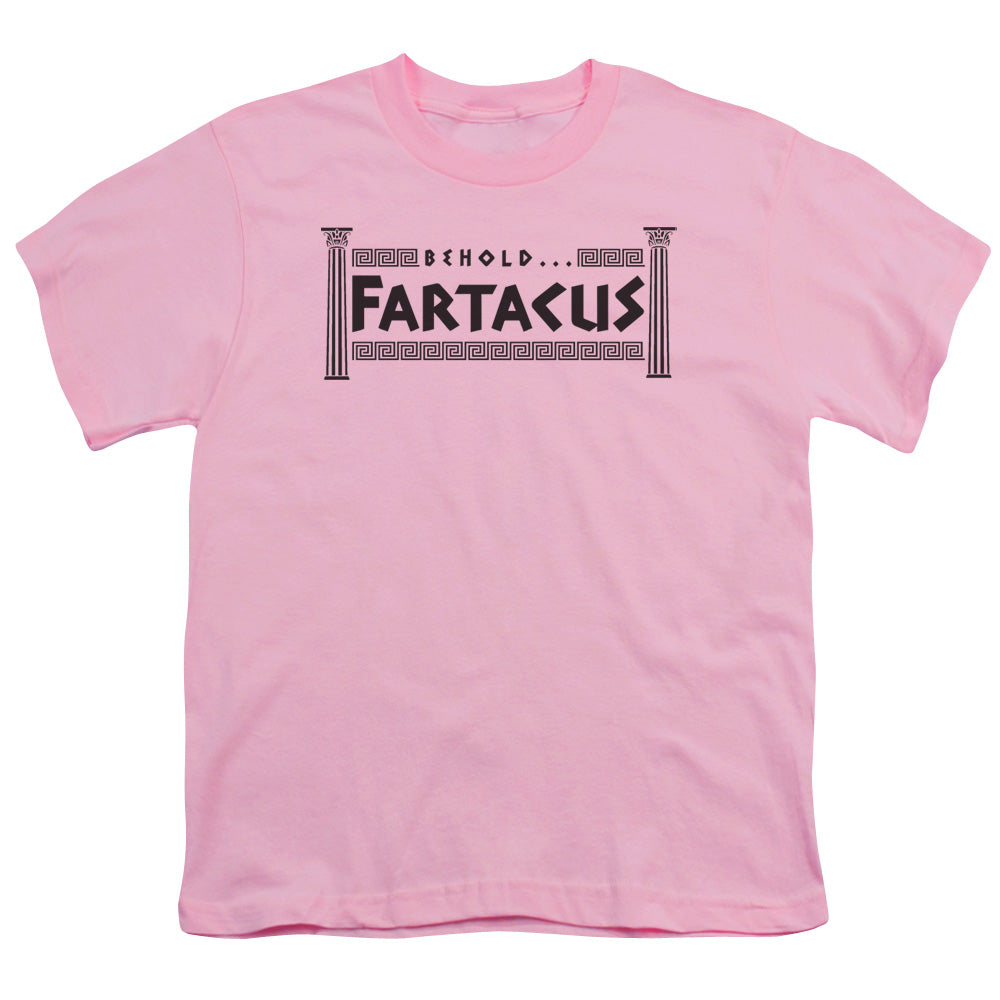 Fartacus - Short Sleeve Youth 18 - 1 - Pink T-shirt