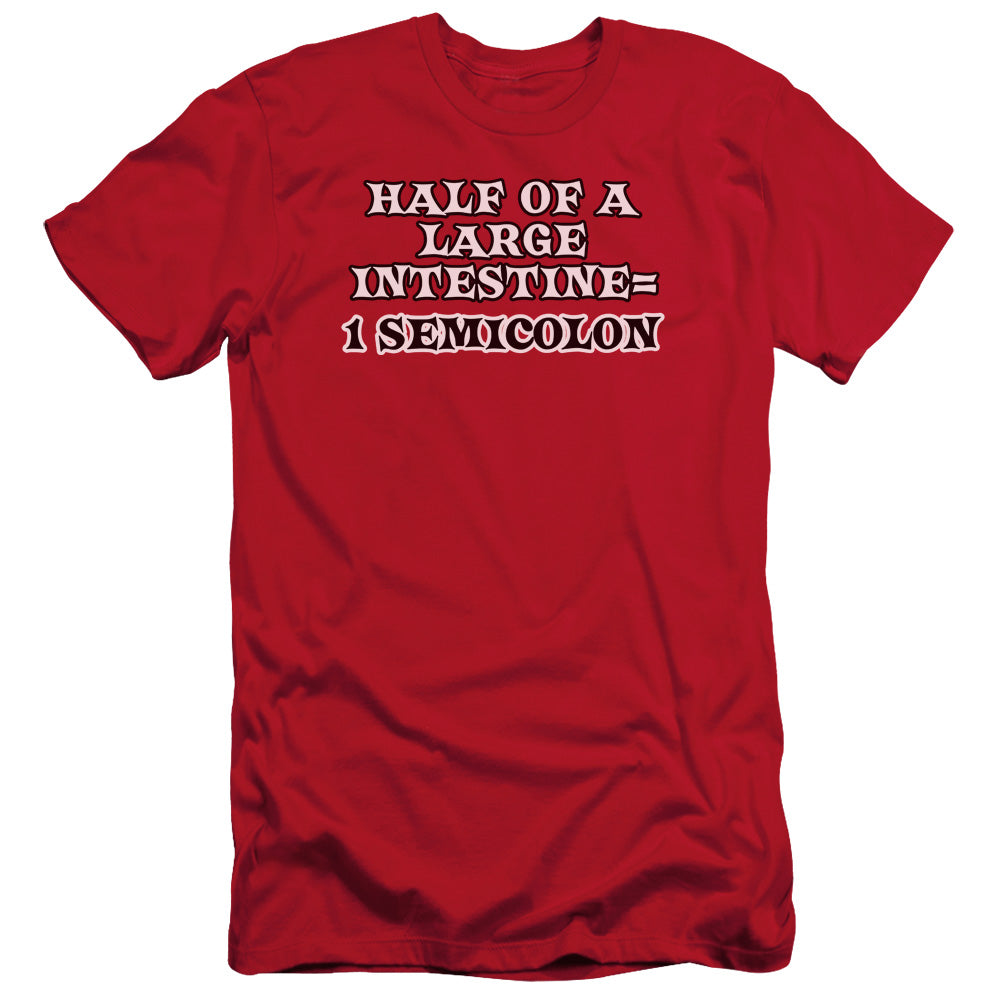 1 Semicolon-hbo Short Sleeve Adult 30 - 1 - Red T-shirt