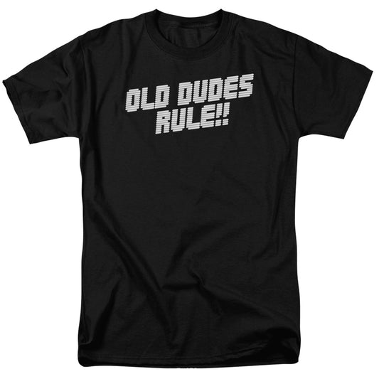 Old Dudes Rule - Short Sleeve Adult 18 - 1 - Black T-shirt