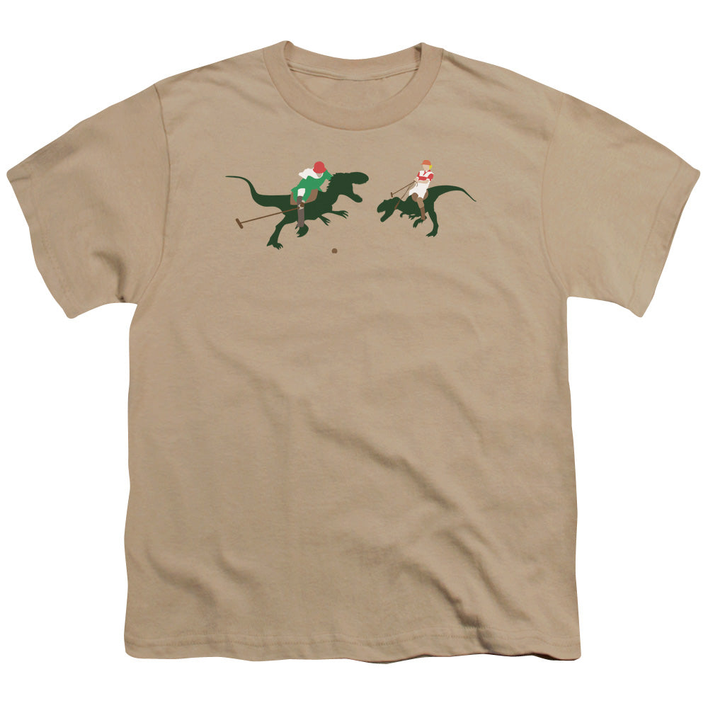 Prehistoric Polo - Short Sleeve Youth 18 - 1 - Sand T-shirt