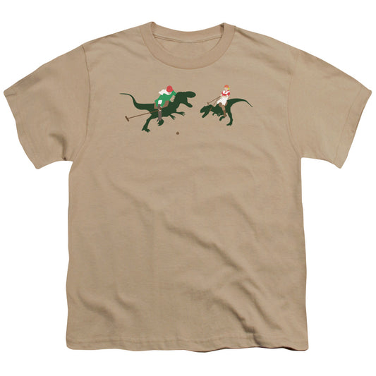 Prehistoric Polo - Short Sleeve Youth 18 - 1 - Sand T-shirt