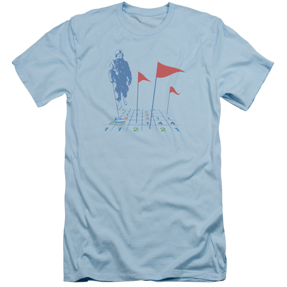 Mine Sweeper - Short Sleeve Adult 30 - 1 - Light Blue T-shirt