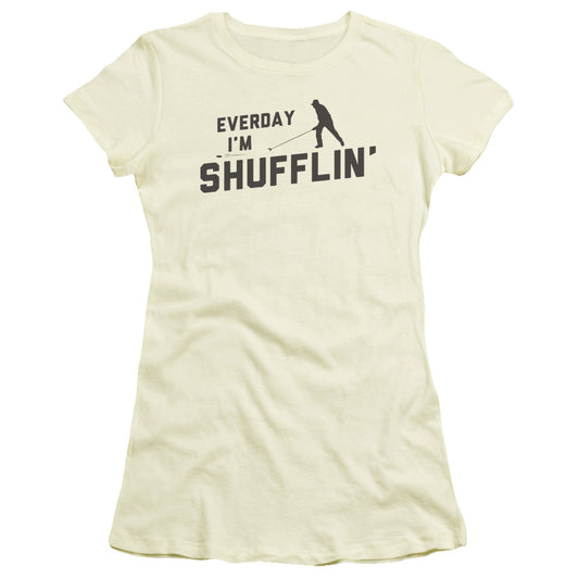 Shufflin - Short Sleeve Junior Sheer - Cream T-shirt