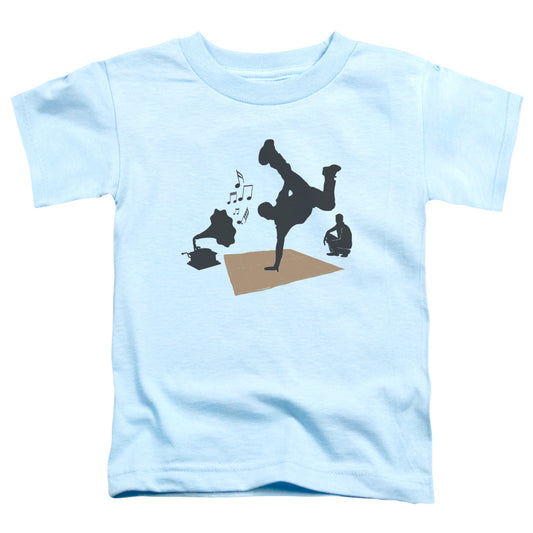 Kickin It Olde School - Short Sleeve Toddler Tee - Light Blue T-shirt