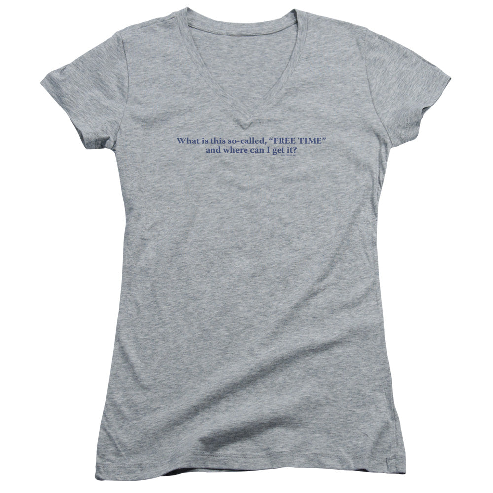 Free Time - Junior V-neck - Athletic Heather