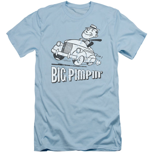 Big Pimpin - Short Sleeve Adult 30 - 1 - Light Blue T-shirt