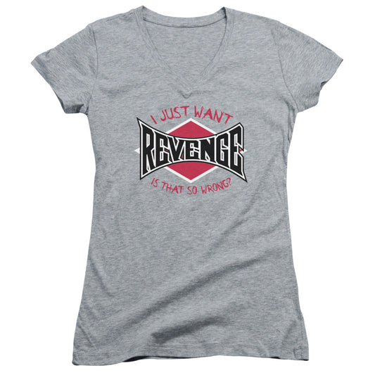 Revenge - Junior V-neck - Athletic Heather