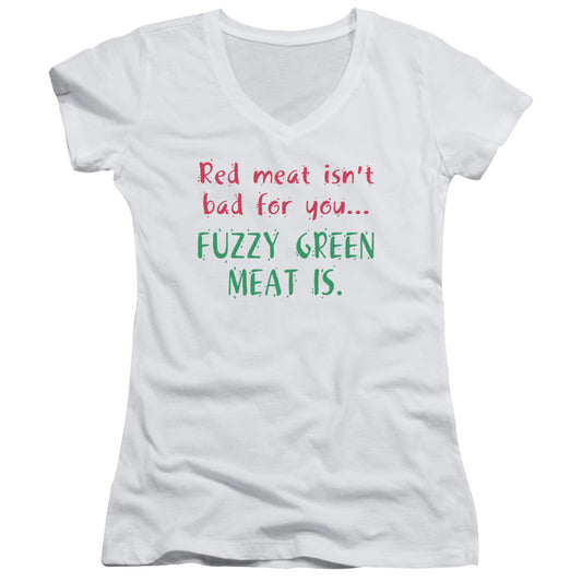 Red Meat - Junior V-neck - White