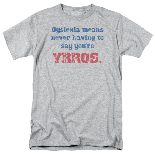 Dyslexia - Short Sleeve Adult 18 - 1 - Athletic Heather T-shirt