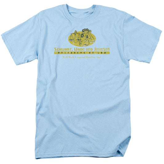 Schwanz Wang And Johnson - Short Sleeve Adult 18 - 1 - Light Blue T-shirt