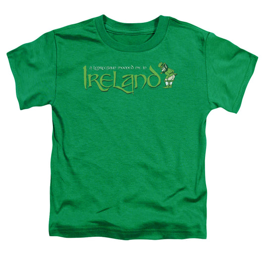 Leprechaun Moon - Short Sleeve Toddler Tee - Kelly Green T-shirt