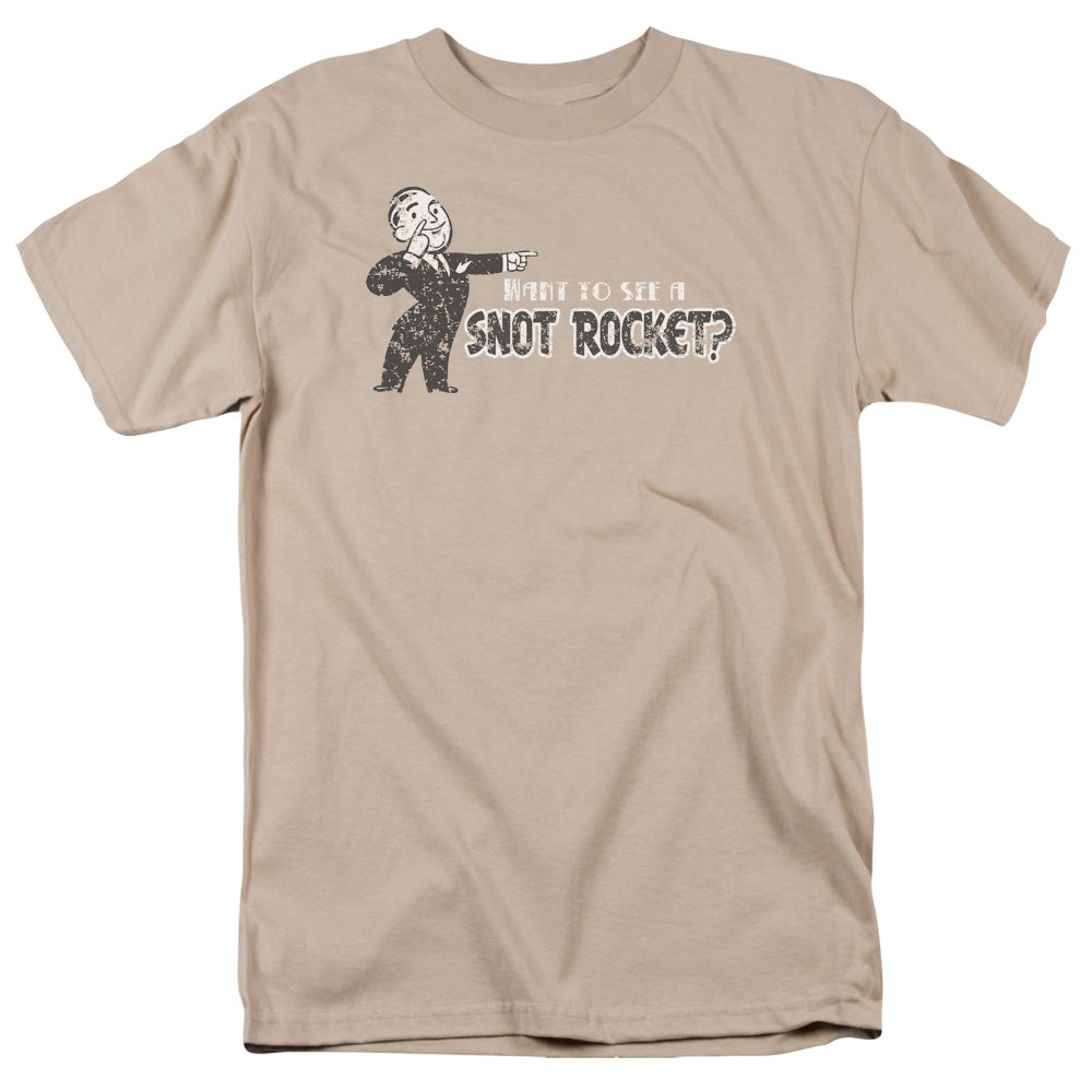 Snot Rocket - Short Sleeve Adult 18 - 1 - Sand T-shirt