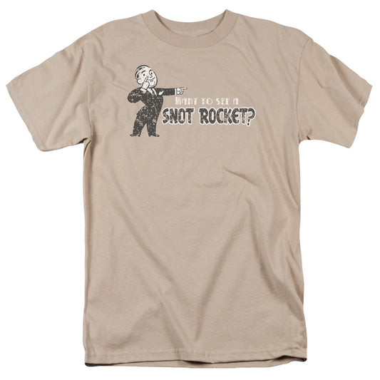 Snot Rocket - Short Sleeve Adult 18 - 1 - Sand T-shirt