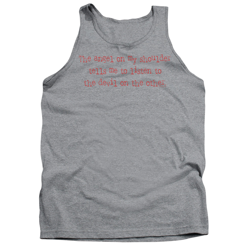An Angel On Shoulder - Adult Tank - Athletic Heather