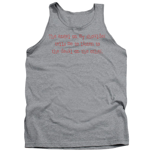 An Angel On Shoulder - Adult Tank - Athletic Heather