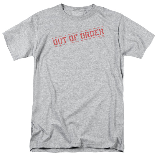 Out Of Order - Short Sleeve Adult 18 - 1 - Athletic Heather T-shirt
