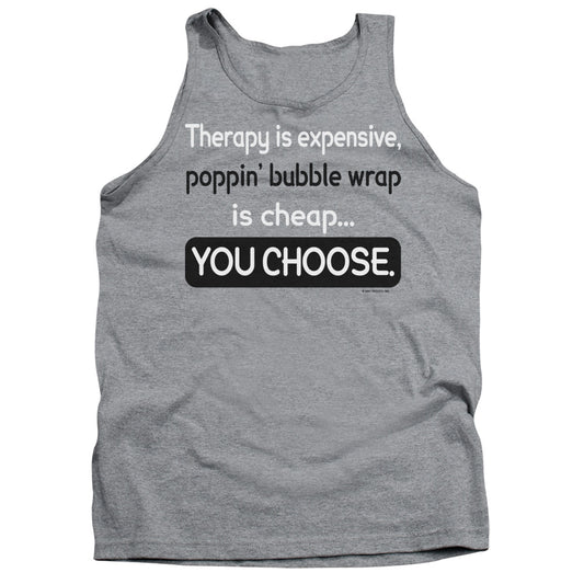Therapy Is Expensive - Adult Tank - Athletic Heather