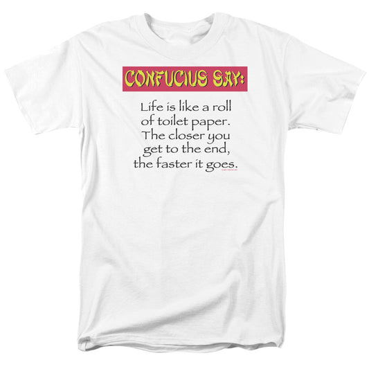 Confucius - Short Sleeve Adult 18 - 1 - White T-shirt