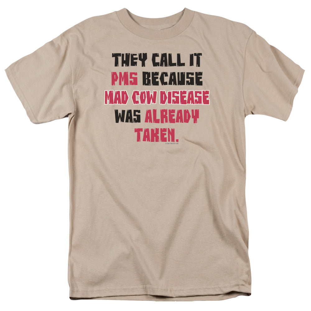 They Call It Pms - Short Sleeve Adult 18 - 1 - Sand T-shirt