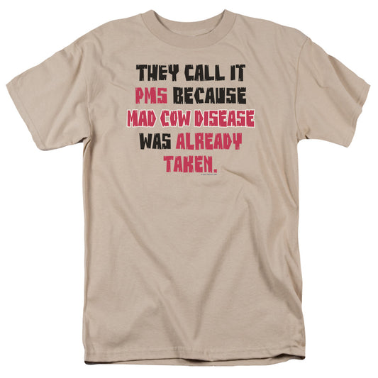 They Call It Pms - Short Sleeve Adult 18 - 1 - Sand T-shirt
