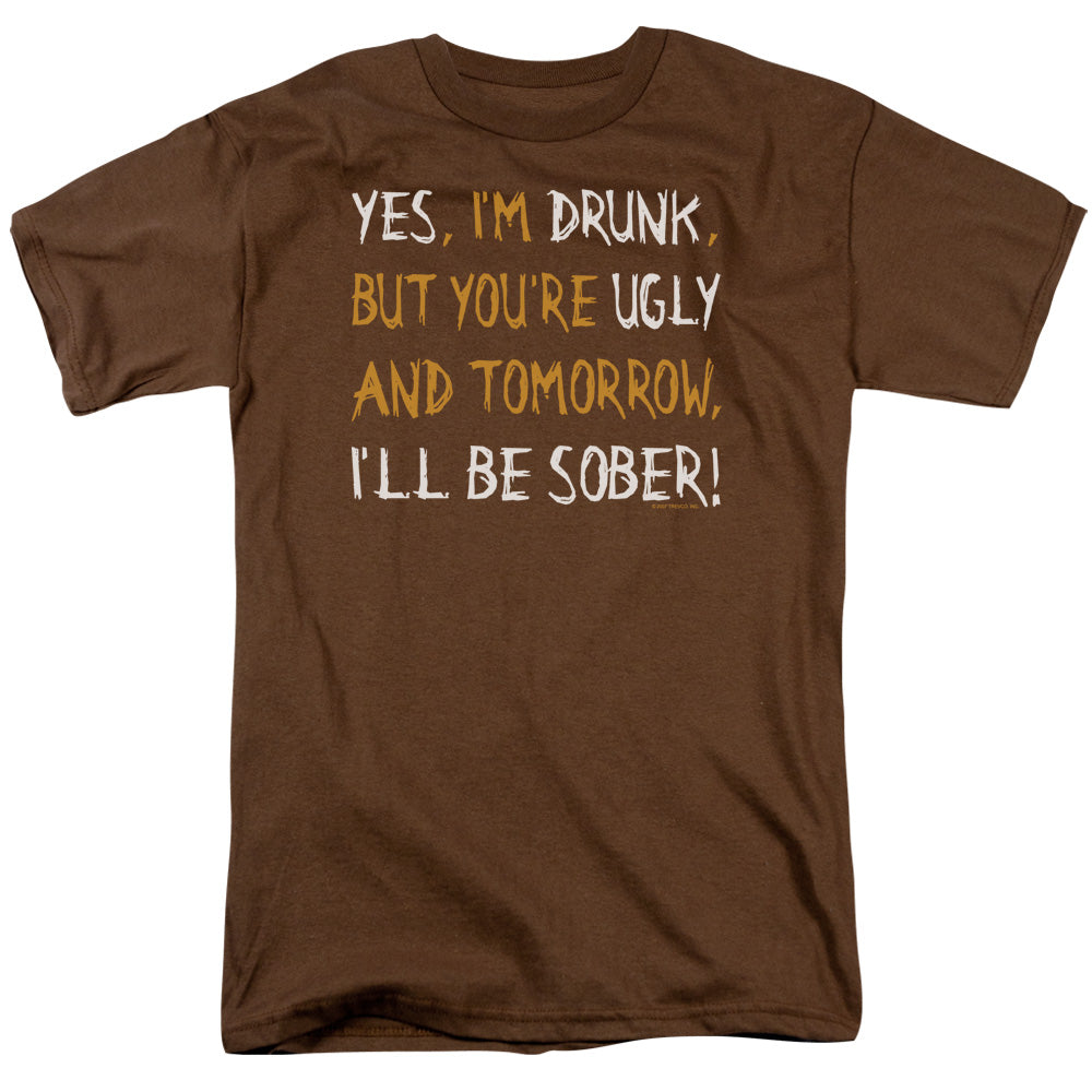Yes Im Drunk - Short Sleeve Adult 18 - 1 - Coffee T-shirt