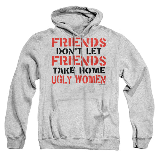 Friends...ugly Women - Adult Pull-over Hoodie - Athletic Heather