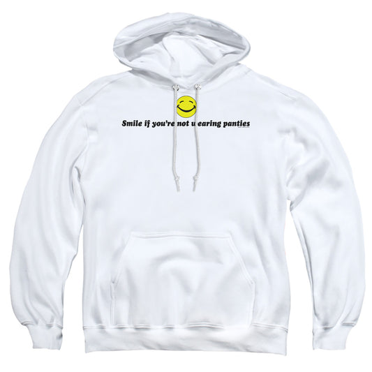Not Wearing Panties - Adult Pull-over Hoodie - White