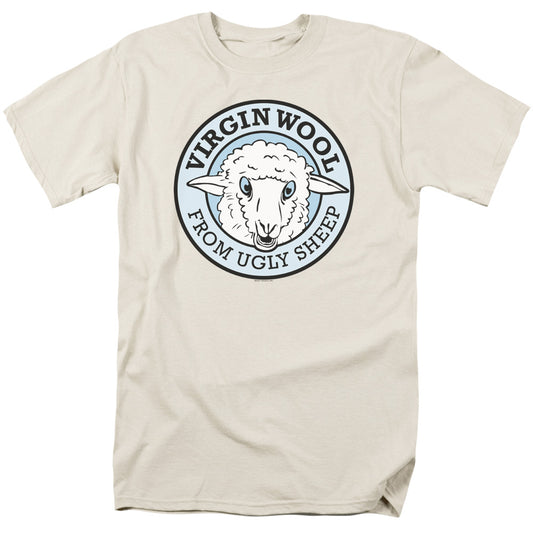 Virgin Wool - Short Sleeve Adult 18 - 1 - Cream T-shirt