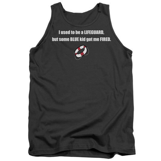 Used To Be A Lifeguard - Adult Tank - Charcoal