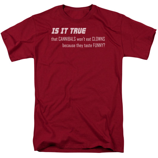 Clowns Taste Funny - Short Sleeve Adult 18 - 1 - Cardinal T-shirt