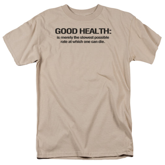 Good Health - Short Sleeve Adult 18 - 1 - Sand T-shirt