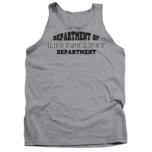 Dept Of Redundancy - Adult Tank - Athletic Heather