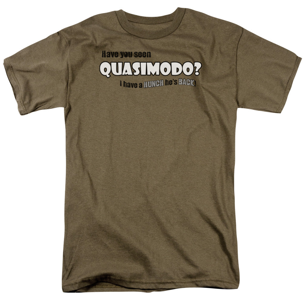 Quasimodo - Short Sleeve Adult 18 - 1 - Safari Green T-shirt