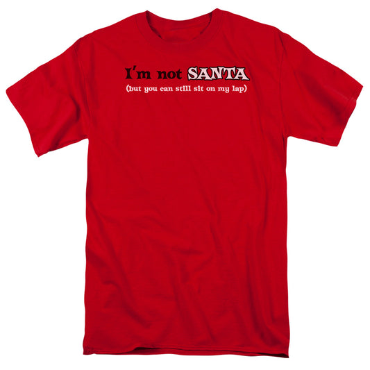 Im Not Santa - Short Sleeve Adult 18 - 1 - Red T-shirt