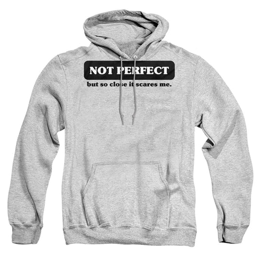 Not Perfect - Adult Pull-over Hoodie - Athletic Heather