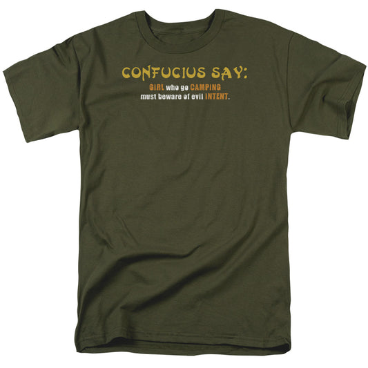 Confucius - Short Sleeve Adult 18 - 1 - Military Green T-shirt
