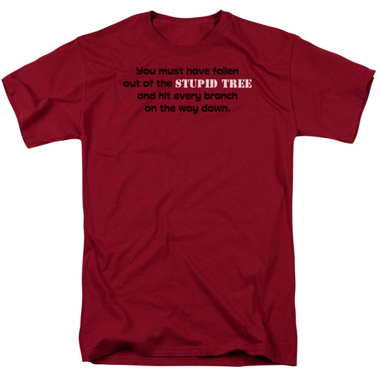 Stupid Tree - Short Sleeve Adult 18 - 1 - Cardinal T-shirt