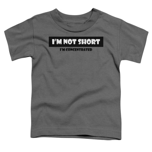 Not Short - Short Sleeve Toddler Tee - Charcoal T-shirt