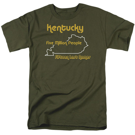 Kentucky - Short Sleeve Adult 18 - 1 - Military Green T-shirt