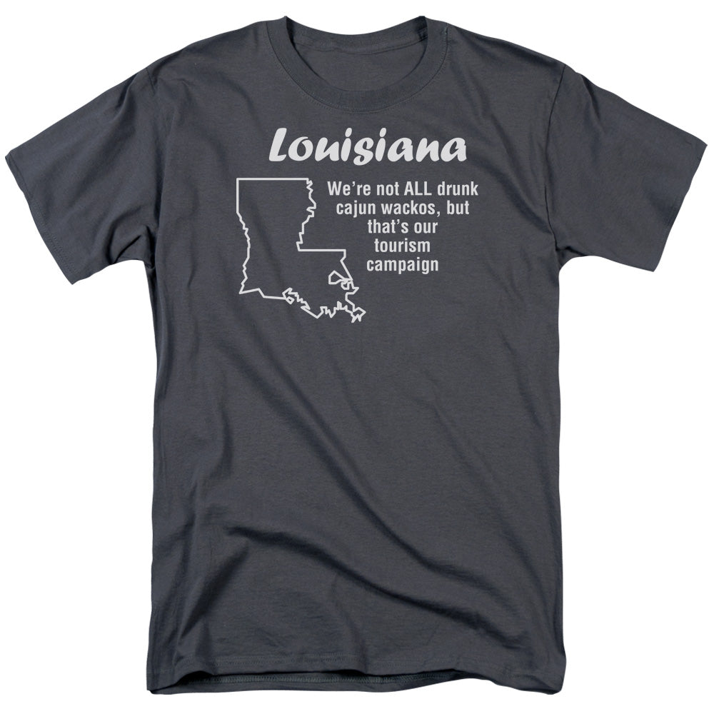 Louisiana - Short Sleeve Adult 18 - 1 - Charcoal T-shirt