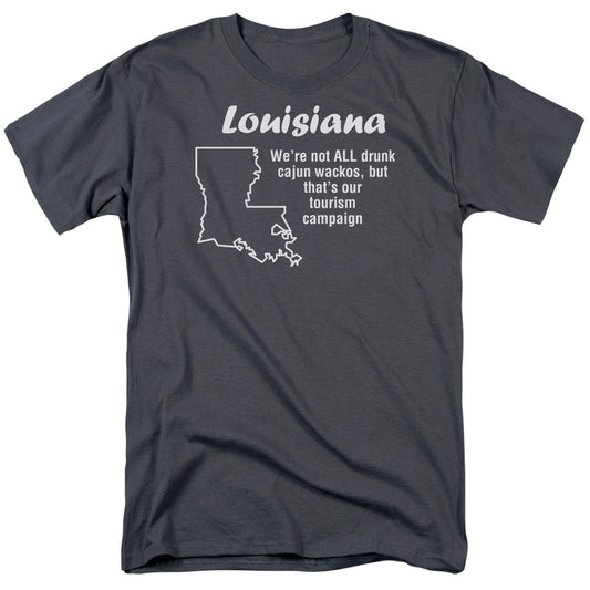 Louisiana - Short Sleeve Adult 18 - 1 - Charcoal T-shirt