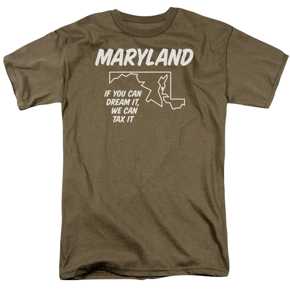 Maryland - Short Sleeve Adult 18 - 1 - Safari Green T-shirt