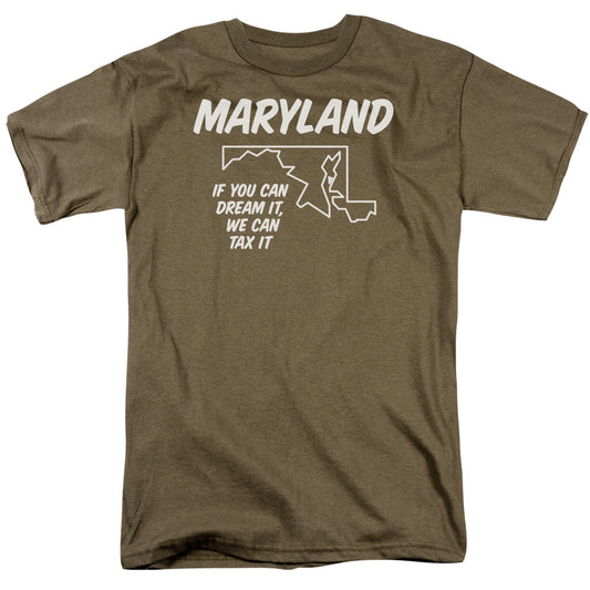 Maryland - Short Sleeve Adult 18 - 1 - Safari Green T-shirt