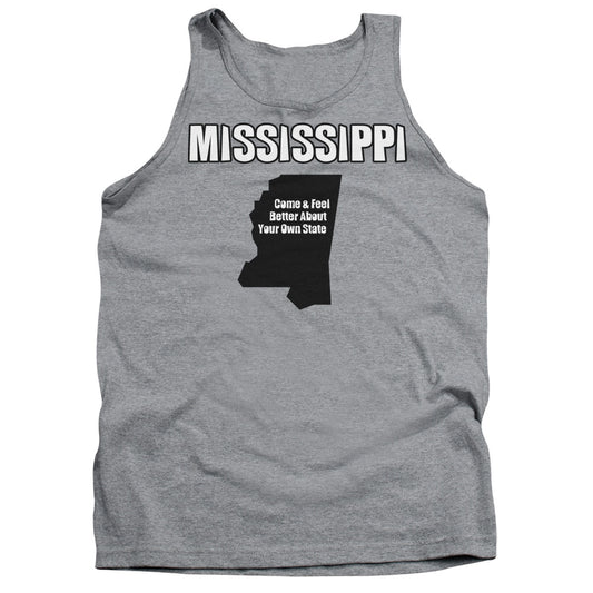 Mississippi - Adult Tank - Athletic Heather