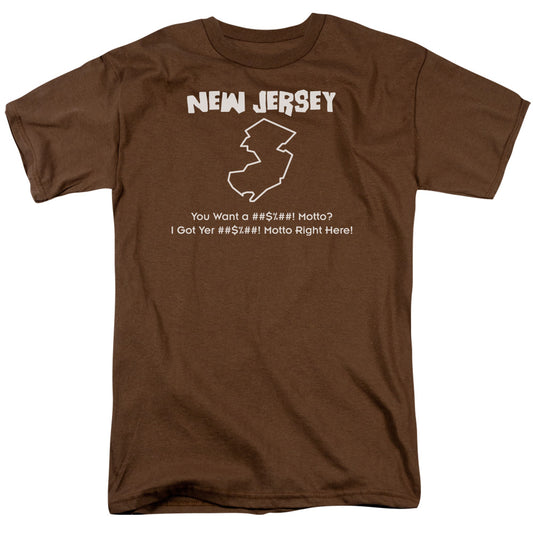 New Jersey - Short Sleeve Adult 18 - 1 - Coffee T-shirt