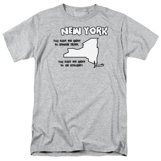 New York - Short Sleeve Adult 18 - 1 - Athletic Heather T-shirt
