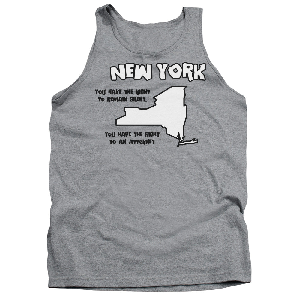 New York - Adult Tank - Athletic Heather