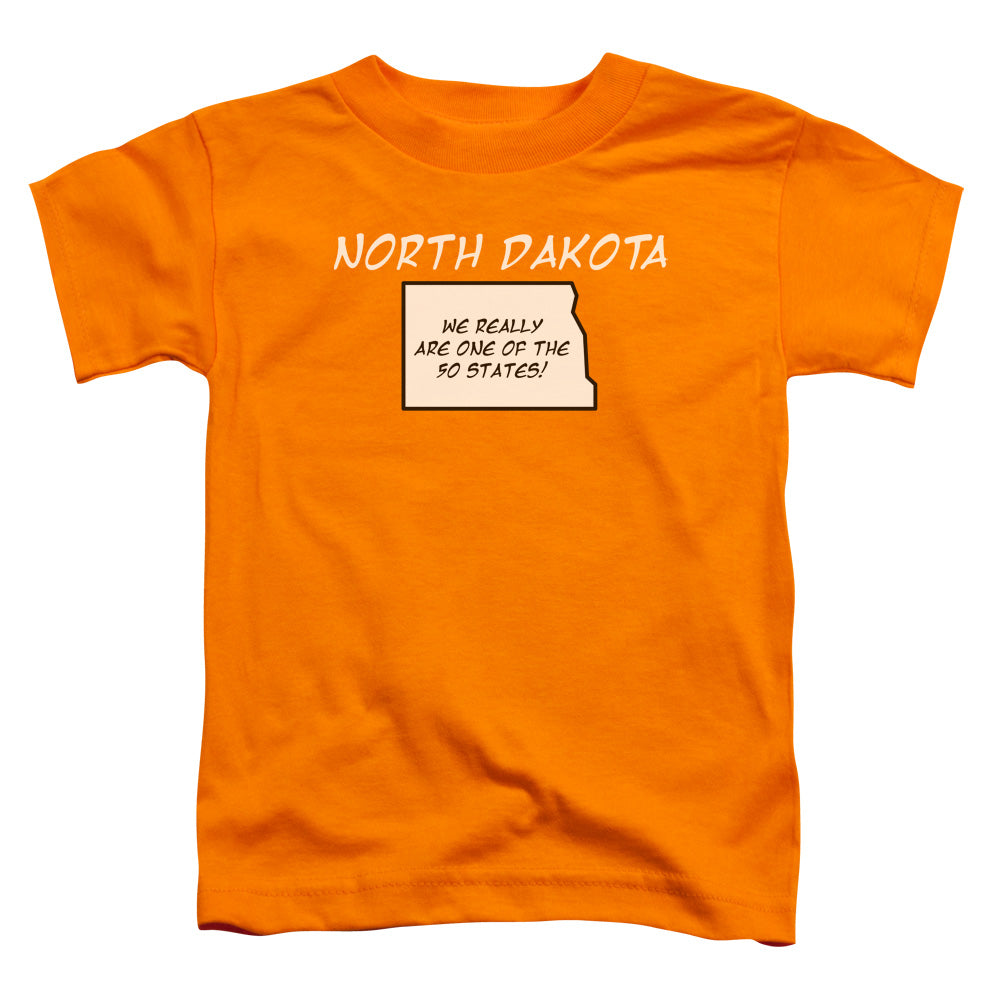 North Dakota - Short Sleeve Toddler Tee - Orange T-shirt
